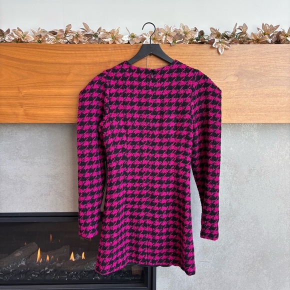 NWT House of Harlow 1960 x REVOLVE Loui Dress in Fuchsia & Black, Size S - Picture 10 of 15